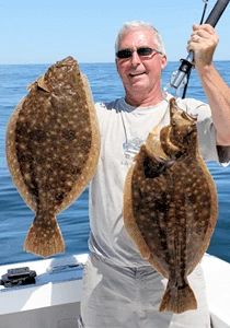 Fish Trap specializes in taking clients to catch giant Rhode Island fluke near Westerly and Block Island.