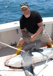 Shark fishing is a deep sea favorite of our RI customers.